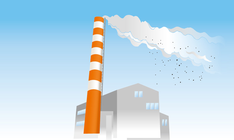 Analysis of SOx and NOx in gases emitted from factories and the like.