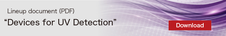 Devices for UV Detection lineup catalog