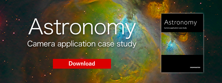 Astronomy camera application case study page